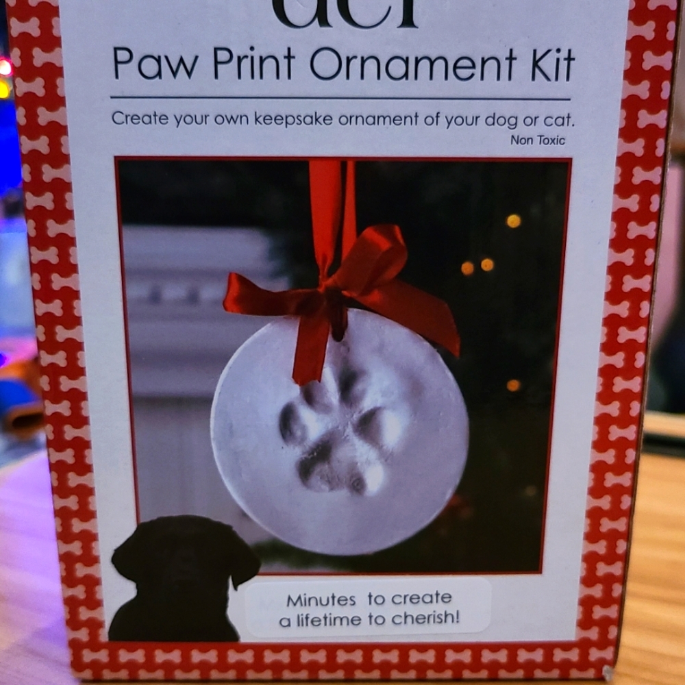 PAW PRINT ornament